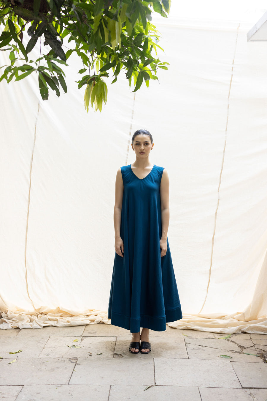 Sapling Bias Midi Dress