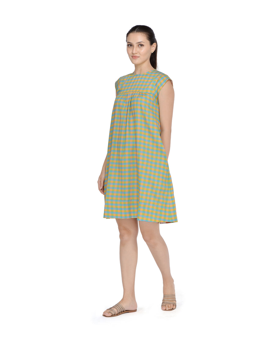 Checkered Mini dress